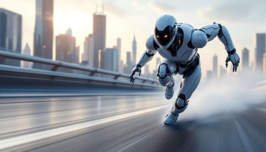 Wenn Maschinen rennen lernen: Der humanoide Roboter Bolt sprengt Tempogrenzen