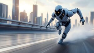 Wenn Maschinen rennen lernen: Der humanoide Roboter Bolt sprengt Tempogrenzen